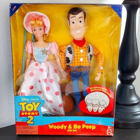 Disney Toys Vintage Woody Bo Peep Disney Toy Story 2 Doll Gift Set